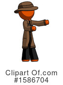 Orange Design Mascot Clipart #1586704 by Leo Blanchette