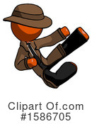 Orange Design Mascot Clipart #1586705 by Leo Blanchette