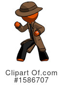 Orange Design Mascot Clipart #1586707 by Leo Blanchette