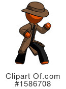Orange Design Mascot Clipart #1586708 by Leo Blanchette