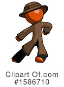 Orange Design Mascot Clipart #1586710 by Leo Blanchette