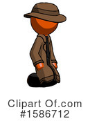 Orange Design Mascot Clipart #1586712 by Leo Blanchette