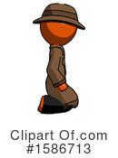 Orange Design Mascot Clipart #1586713 by Leo Blanchette
