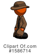 Orange Design Mascot Clipart #1586714 by Leo Blanchette