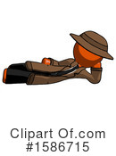 Orange Design Mascot Clipart #1586715 by Leo Blanchette