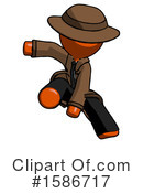 Orange Design Mascot Clipart #1586717 by Leo Blanchette
