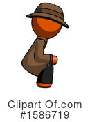 Orange Design Mascot Clipart #1586719 by Leo Blanchette