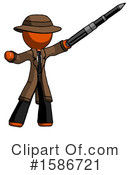 Orange Design Mascot Clipart #1586721 by Leo Blanchette