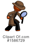 Orange Design Mascot Clipart #1586729 by Leo Blanchette