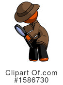 Orange Design Mascot Clipart #1586730 by Leo Blanchette