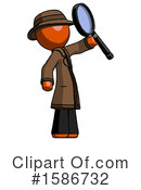 Orange Design Mascot Clipart #1586732 by Leo Blanchette