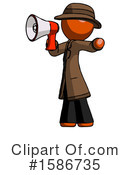 Orange Design Mascot Clipart #1586735 by Leo Blanchette