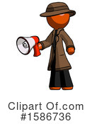 Orange Design Mascot Clipart #1586736 by Leo Blanchette