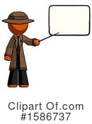 Orange Design Mascot Clipart #1586737 by Leo Blanchette