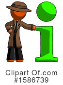 Orange Design Mascot Clipart #1586739 by Leo Blanchette