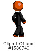 Orange Design Mascot Clipart #1586749 by Leo Blanchette
