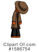 Orange Design Mascot Clipart #1586754 by Leo Blanchette