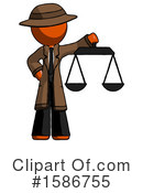 Orange Design Mascot Clipart #1586755 by Leo Blanchette
