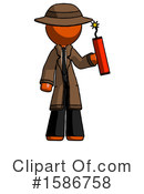 Orange Design Mascot Clipart #1586758 by Leo Blanchette