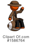 Orange Design Mascot Clipart #1586764 by Leo Blanchette