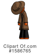 Orange Design Mascot Clipart #1586765 by Leo Blanchette