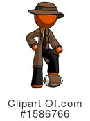 Orange Design Mascot Clipart #1586766 by Leo Blanchette