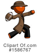 Orange Design Mascot Clipart #1586767 by Leo Blanchette
