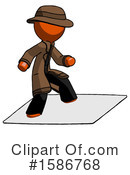 Orange Design Mascot Clipart #1586768 by Leo Blanchette
