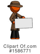 Orange Design Mascot Clipart #1586771 by Leo Blanchette
