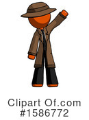 Orange Design Mascot Clipart #1586772 by Leo Blanchette