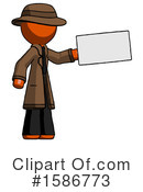 Orange Design Mascot Clipart #1586773 by Leo Blanchette