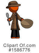 Orange Design Mascot Clipart #1586776 by Leo Blanchette