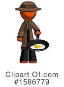 Orange Design Mascot Clipart #1586779 by Leo Blanchette
