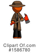 Orange Design Mascot Clipart #1586780 by Leo Blanchette