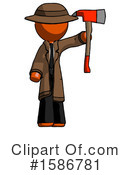 Orange Design Mascot Clipart #1586781 by Leo Blanchette