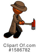 Orange Design Mascot Clipart #1586782 by Leo Blanchette