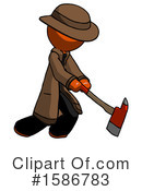 Orange Design Mascot Clipart #1586783 by Leo Blanchette