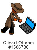 Orange Design Mascot Clipart #1586786 by Leo Blanchette