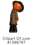Orange Design Mascot Clipart #1586787 by Leo Blanchette