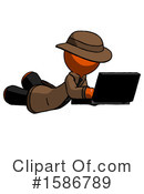 Orange Design Mascot Clipart #1586789 by Leo Blanchette