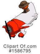 Orange Design Mascot Clipart #1586795 by Leo Blanchette
