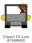 Orange Design Mascot Clipart #1586800 by Leo Blanchette