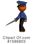 Orange Design Mascot Clipart #1586803 by Leo Blanchette
