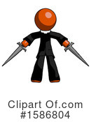 Orange Design Mascot Clipart #1586804 by Leo Blanchette