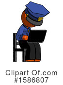 Orange Design Mascot Clipart #1586807 by Leo Blanchette