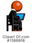 Orange Design Mascot Clipart #1586808 by Leo Blanchette