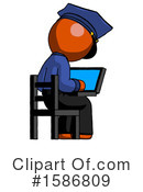 Orange Design Mascot Clipart #1586809 by Leo Blanchette