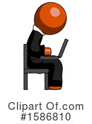Orange Design Mascot Clipart #1586810 by Leo Blanchette