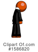 Orange Design Mascot Clipart #1586820 by Leo Blanchette