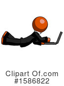 Orange Design Mascot Clipart #1586822 by Leo Blanchette